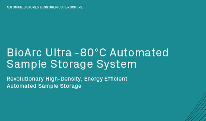 BioArc Ultra -80°C Automated Sample Storage System Brochure