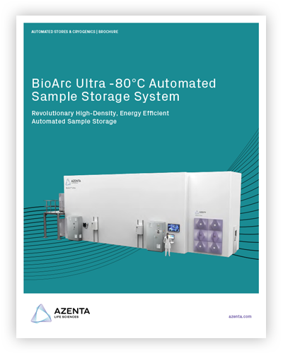 BioArc Ultra -80°C Automated Sample Storage System Brochure