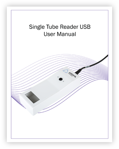Single Tube Reader Manual
